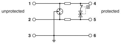 PHOENIX CONTACT - PHC2906815 TTC-6P-1X2-24DC-PT-I SPD SEGNALE