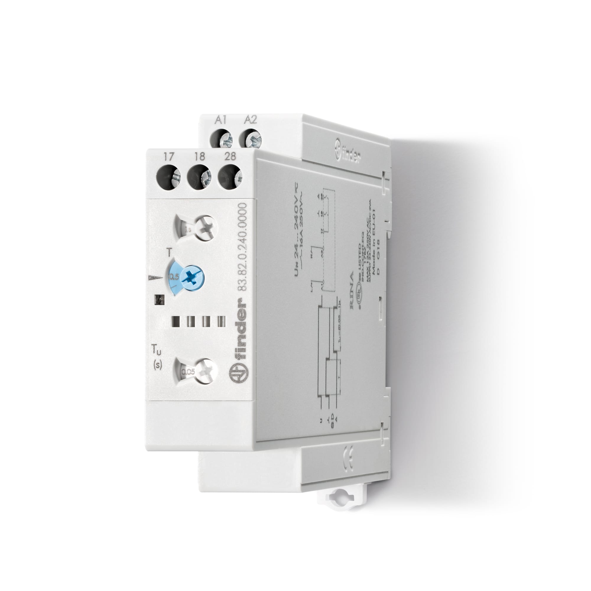 FINDER SPA - FIN838202400000T TEMPORIZZATORE STELLA TRIANG 24/240V AC/