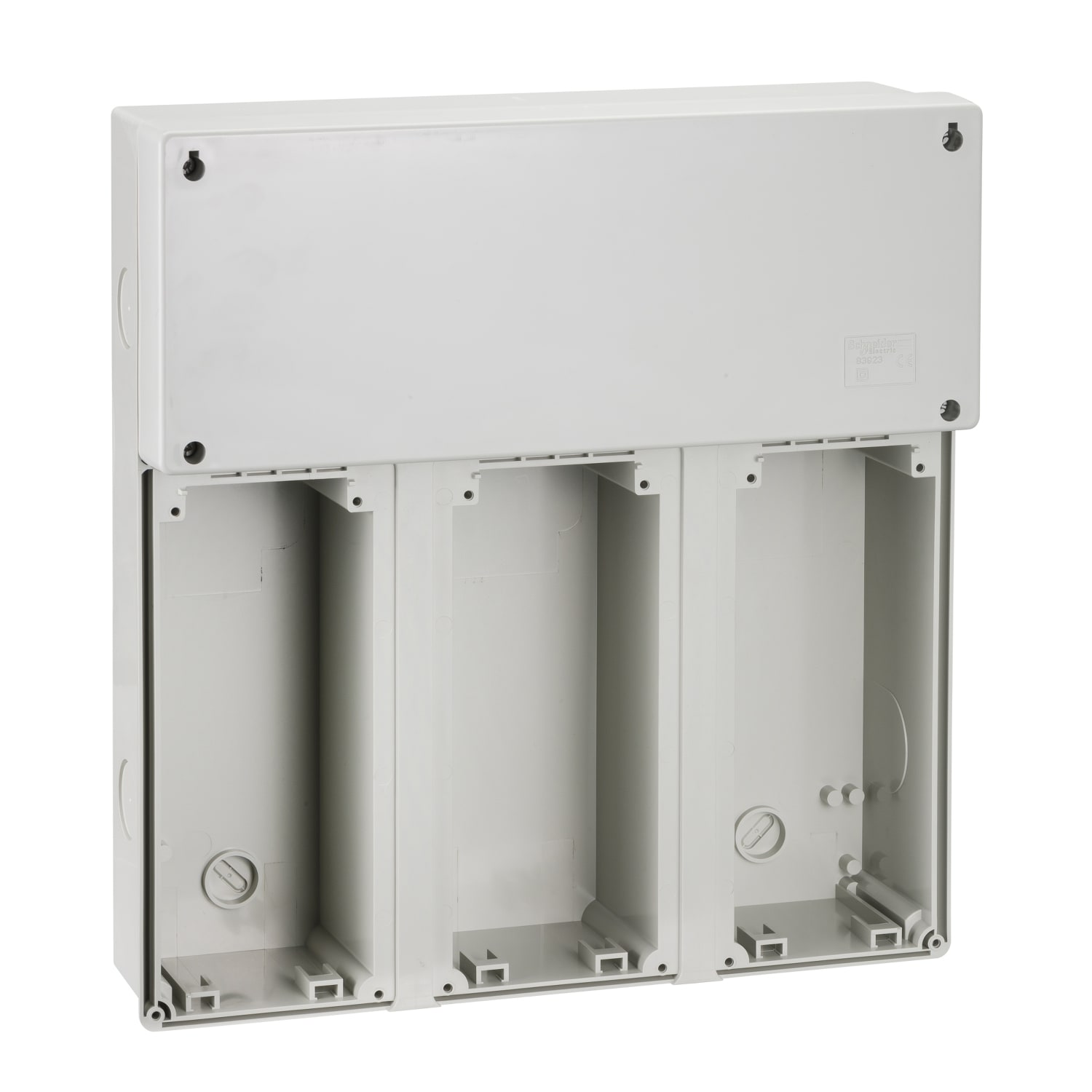 SCHNEIDER ELECTRIC SNR83923 BASE MODULARE 3 PRESE INTERBLOCCATE