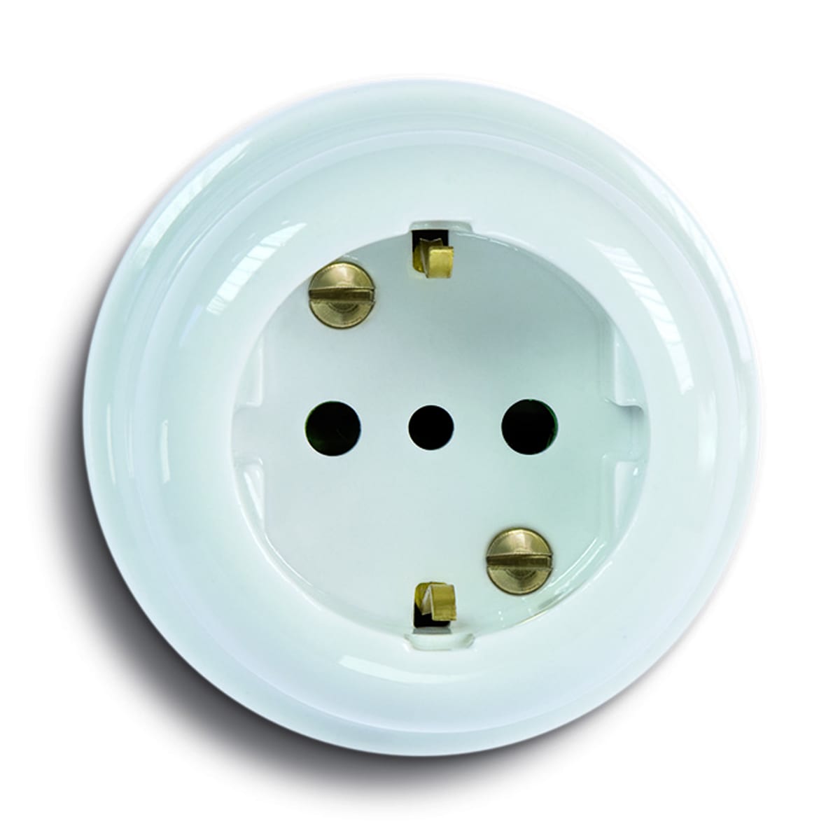 FANTON SRL FME84011 PRESA P30 DA PARETE IN CERAMICA BI