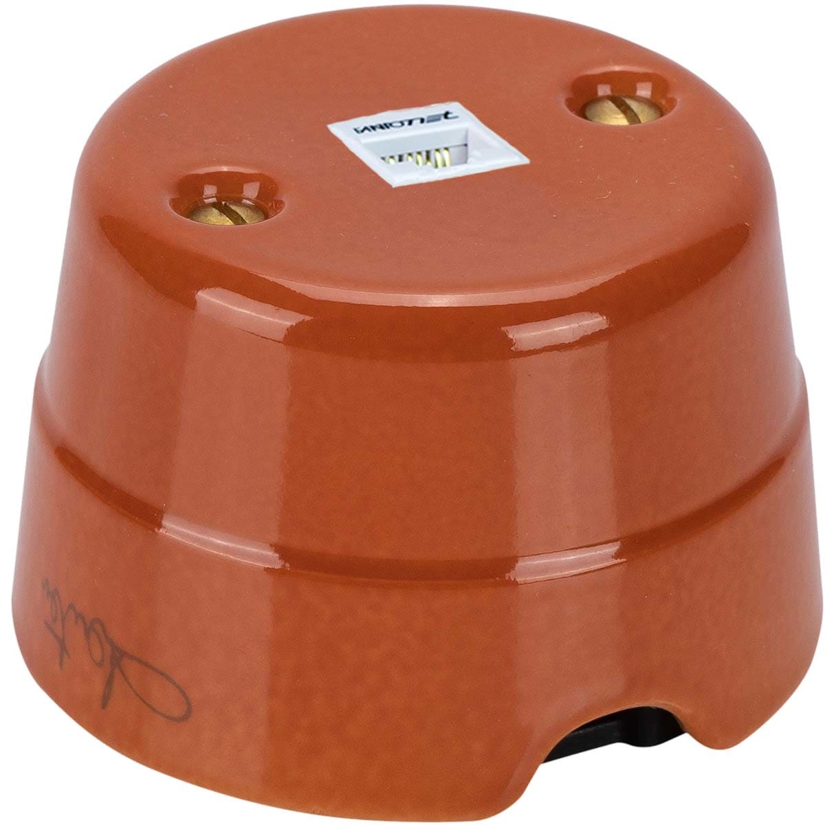 FANTON SRL FME84016TC PRESA RJ12 CAT.3 UTP 90° IN CERAMICA TC