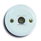 FANTON SRL - FME84022 PRESA TV MASCHIO D9,5MM IN CERAMICA BI