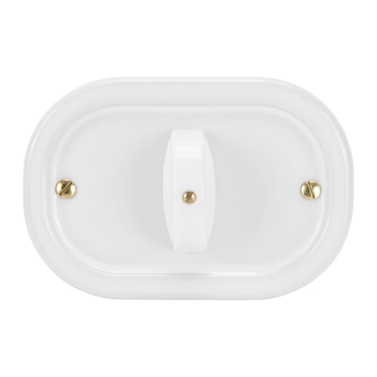 FANTON SPA - FME84066 PLACCA OVALE 125X81 1PULS.ROT.X S.503 BI