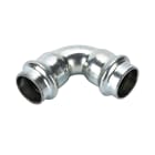 FANTON SRL - FME84082ZN CURVA 90° F/F D18MM IN LAMIERA ZINCATA