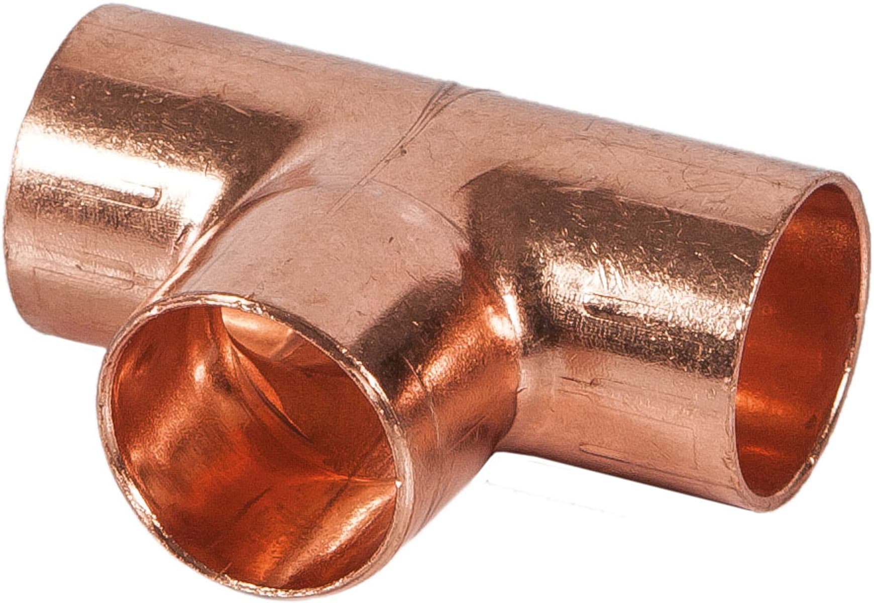 FANTON SRL - FME84083 GIUNTO A T 18MM IN RAME SATINATO