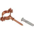 FANTON SRL - FME84085 FERMATUBO 18MM IN RAME SATINATO+VITI+TA