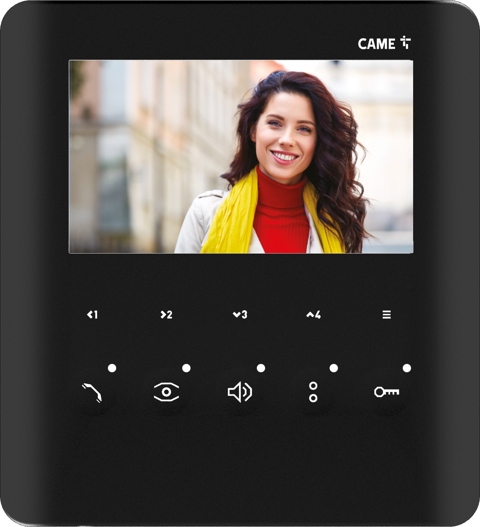 CAME SPA CMC840CH-0230 PLX V BK - VIDEOCITOFONO VIVAVOCE X1