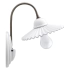 FANTON SRL - FME84125 APPLIQUE E27+PIATTO SMERL. BI