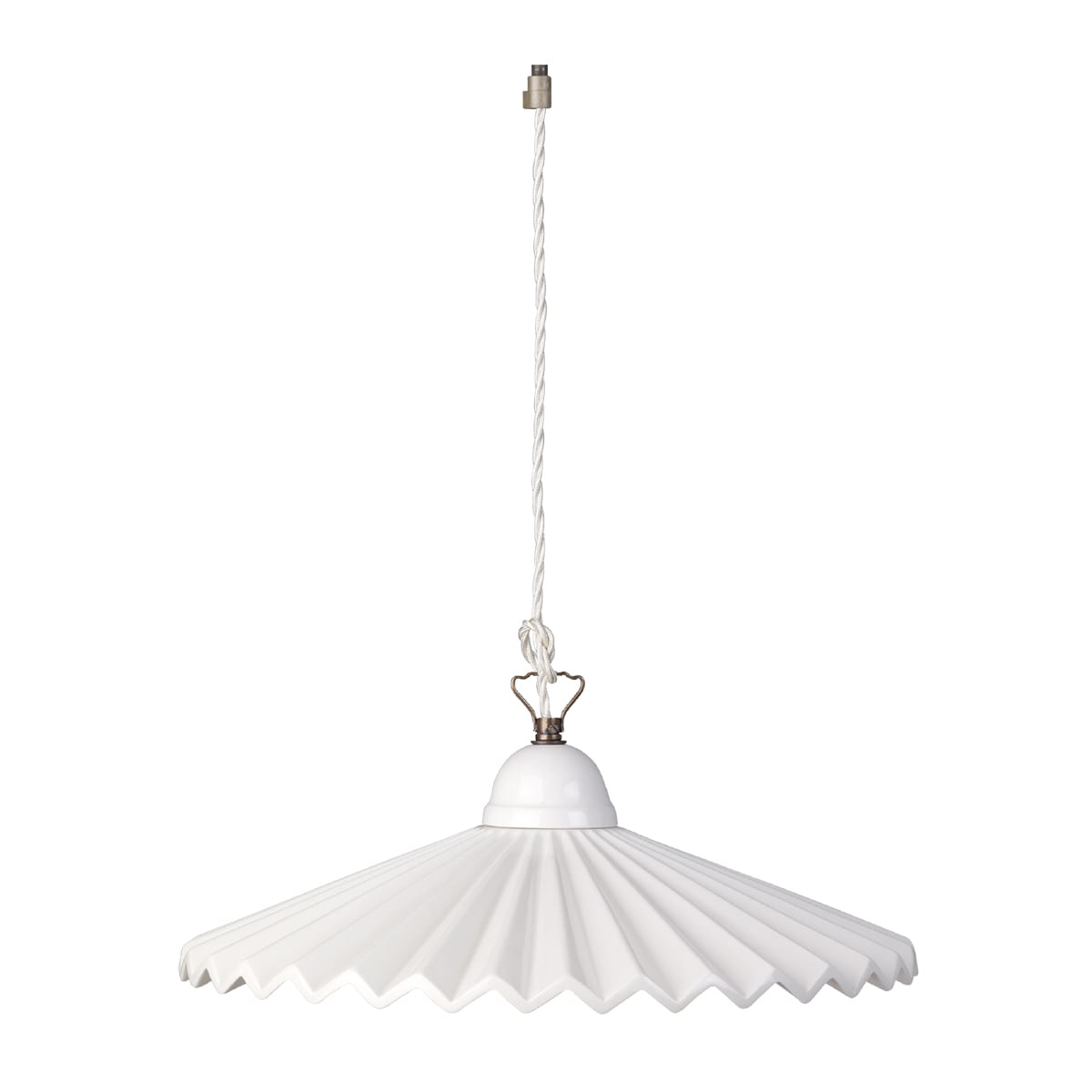 FANTON SRL FME84135 LAMPADARIO+PIATTO SMERL. BI