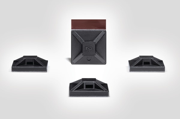 HELLERMANNTYTON Srl HEE151-02243 BASETTA ADESIVA 13X13 NERO MB2APT-A