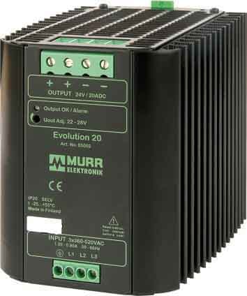 MURRELEKTRONIK SRL MUE85002 EVOLUTION ALIM. SWITCHING TRIFASE 24VDC/