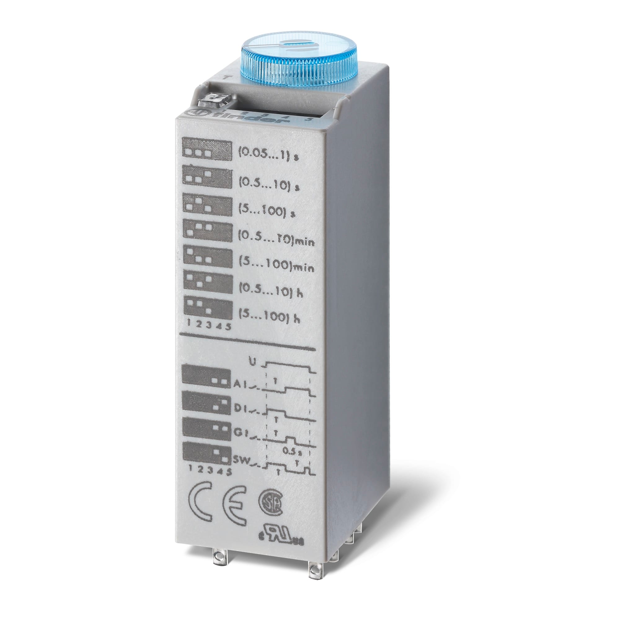 FINDER SPA FIN850400240000 RELE TEMPORIZZATO MULTIFUNZ. 4CO PLUG-I