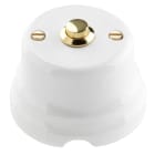 LE PROLUNGHE SAS - PRG8504 PULSANTE C/TASTO OTTONATO D.74MM - TONDA