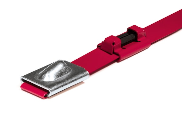 HELLERMANNTYTON Srl HEE111-01587 Fascetta INOX 7,9x521 RFID HF rosso MBT2
