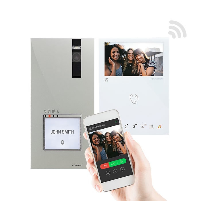 COMELIT GROUP SPA - COE8561V KIT QUADRA E MINI HF WI-FI. VIP