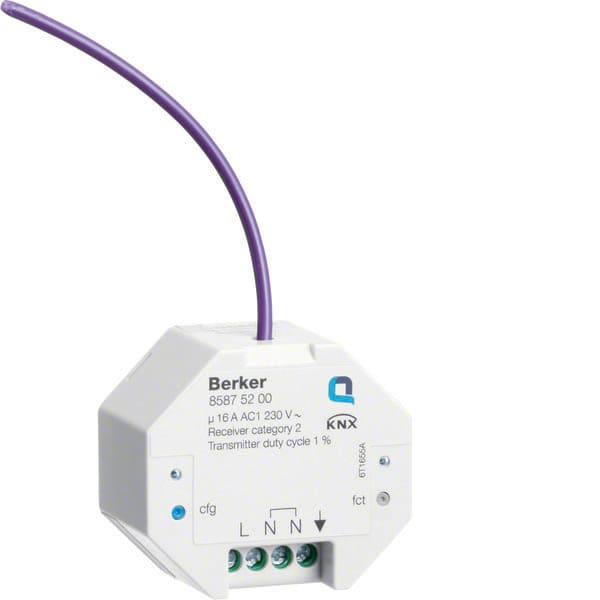 BERKER - BRK85875200 MOD.KNX RF 1 OUT 16A 230V QUICKLINK