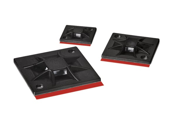 HELLERMANNTYTON Srl HEE151-02974 BASETTA ADESIVA 30X30 NERO QM30APT