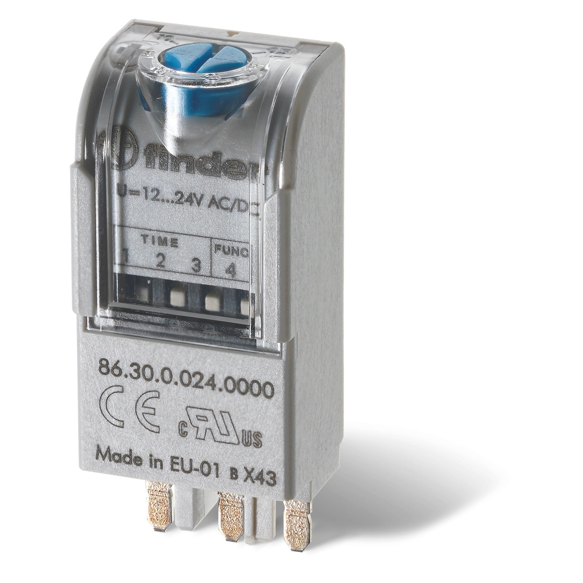 FINDER SPA FIN863000240000 MODULO TEMPORIZZATO BIFUNZIONE PLUG-IN
