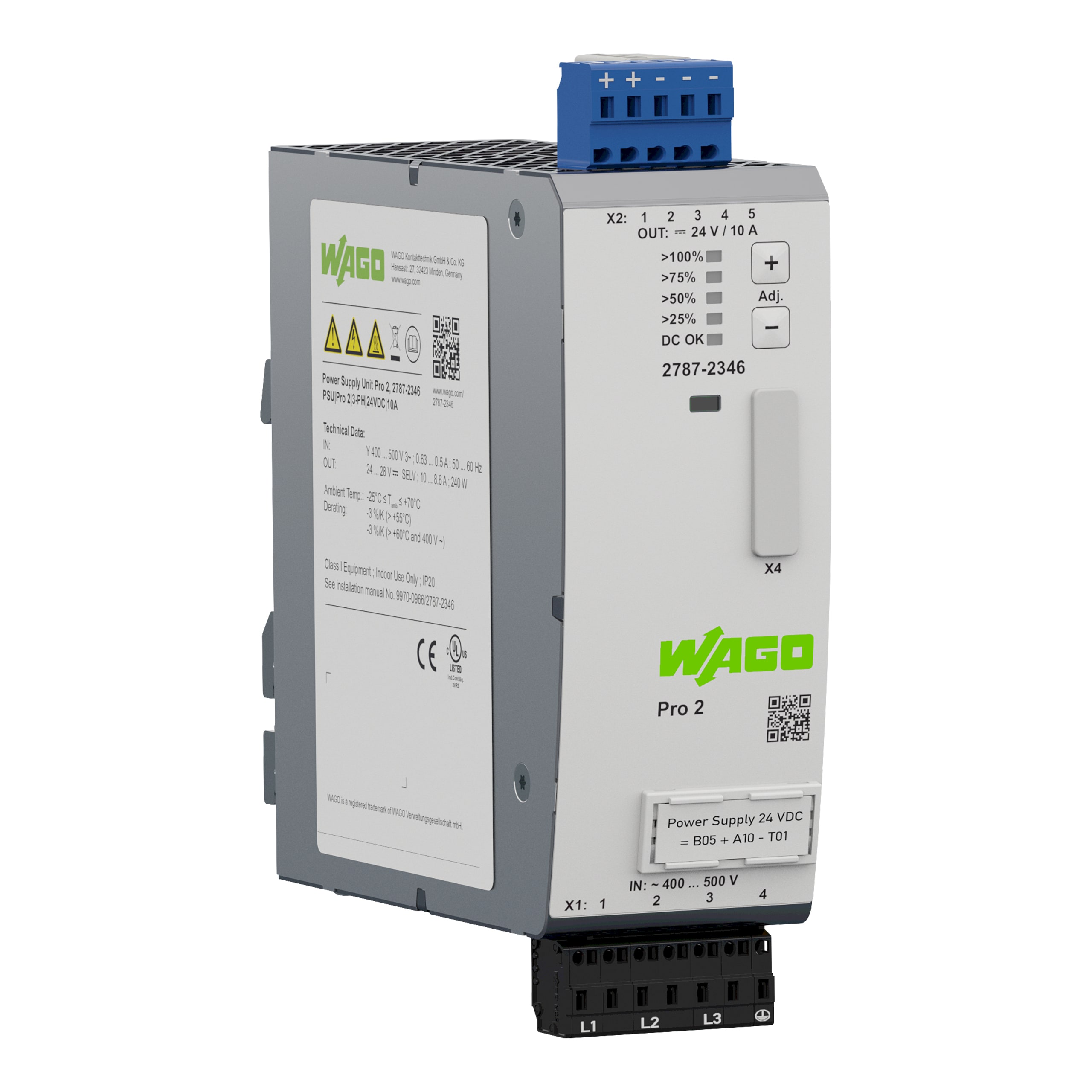WAGO ITALIA SRL WAG2787-2346 PSU PRO 2 3 PH