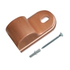 LE PROLUNGHE SAS PRG8697 CLIPS RASO MURO + VITI D.20 RAME SAT.