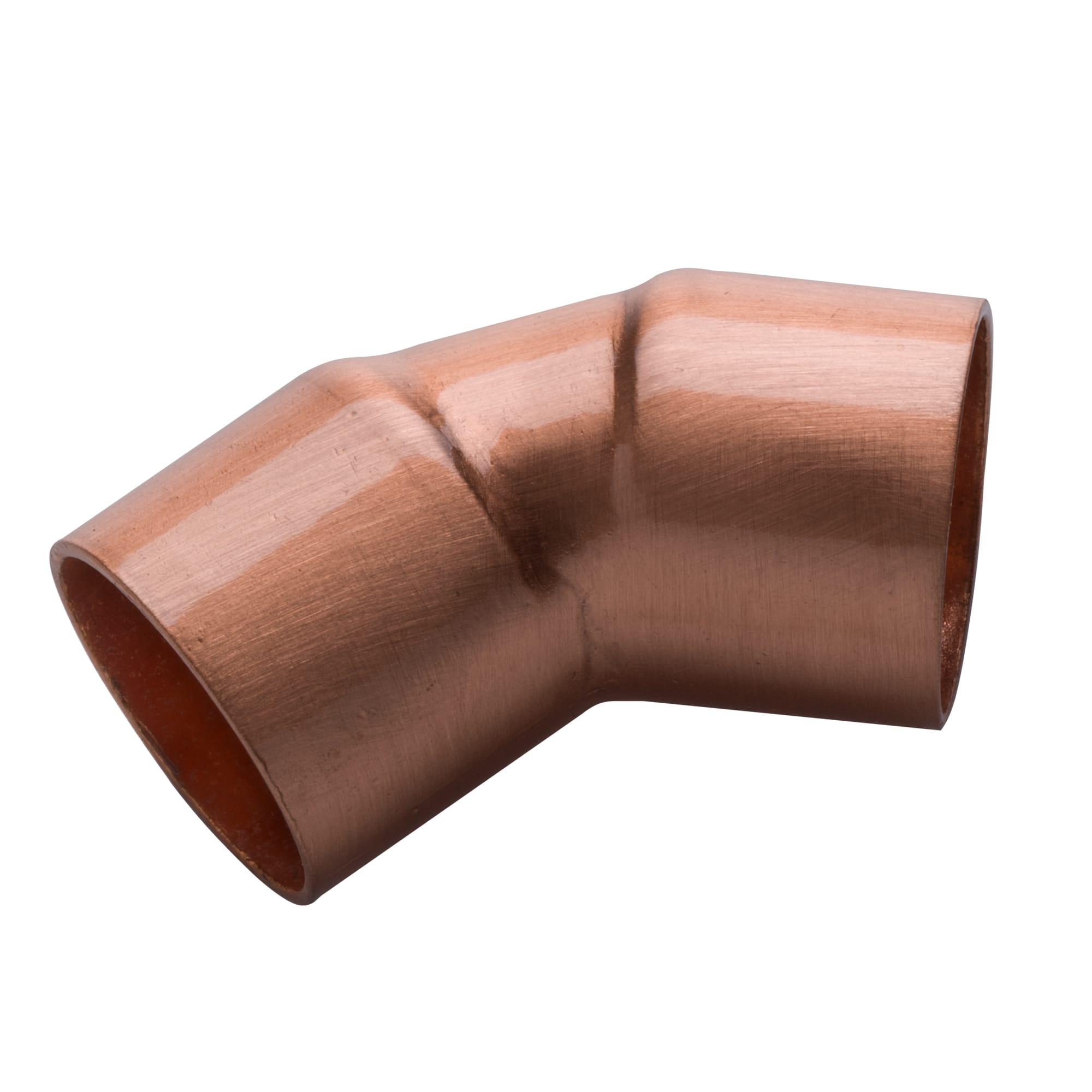 LE PROLUNGHE SAS PRG8715/45 CURVA 45 F/F D.16 MM RAME SATINATO