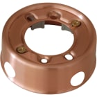 LE PROLUNGHE SAS - PRG8717/4 BASE PORTAFRUTTO RAME SATIN 4FORI D.16