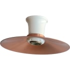 LE PROLUNGHE SAS PRG8784/LRS SPOT PORC.E27 + P.LISCIO RAME SATIN.D.22