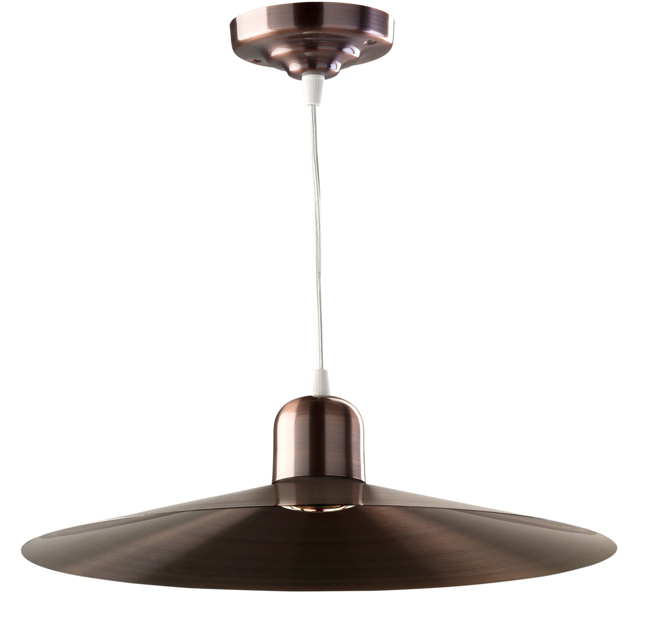 LE PROLUNGHE SAS PRG8795/A/L-40 LAMP. R.ANTICATO CON PIATTO LISCIO D.40