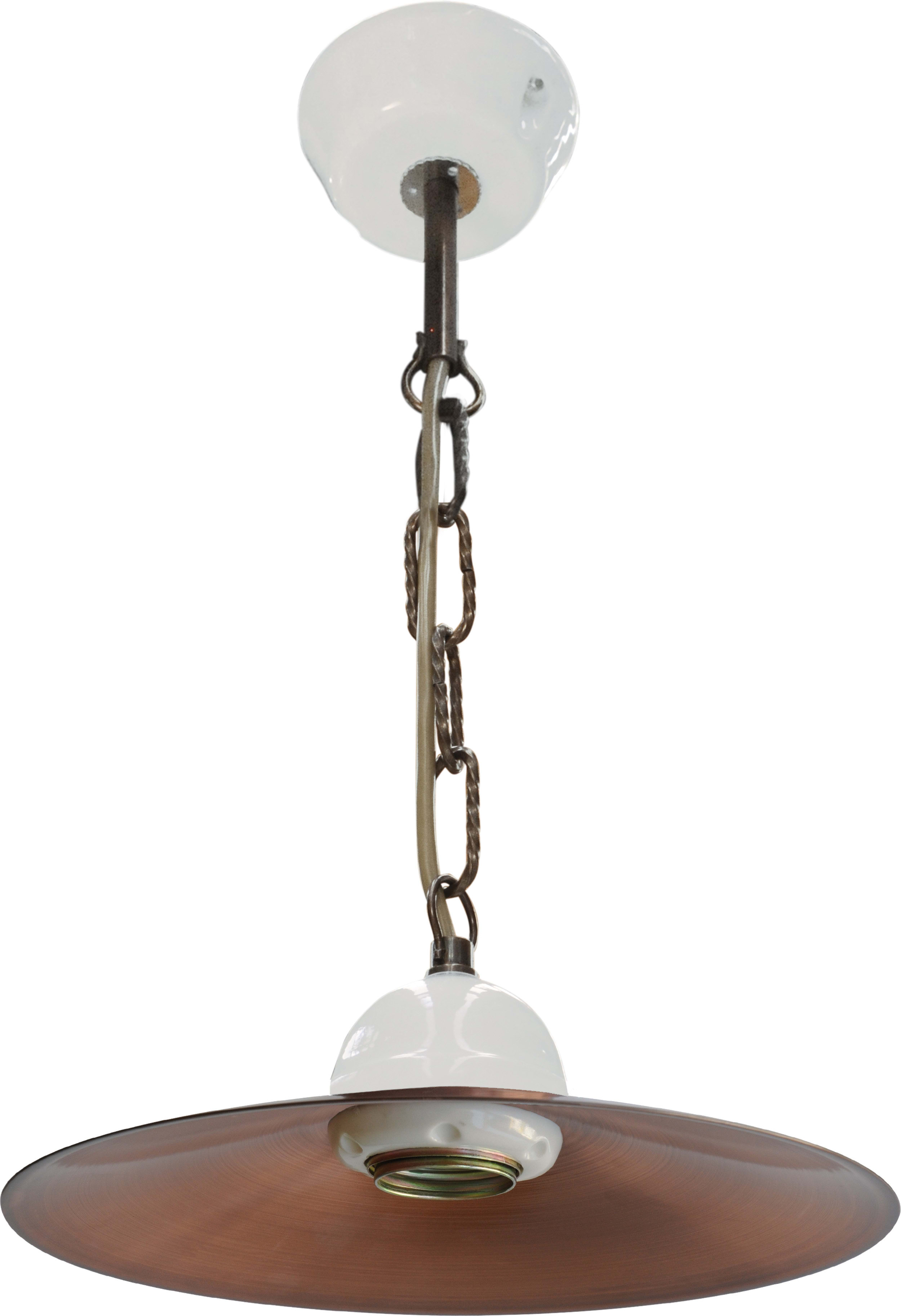 LE PROLUNGHE SAS PRG8798/LRA LAMP. E27 P.LISCIO RAME ANTICATO D.22 CM