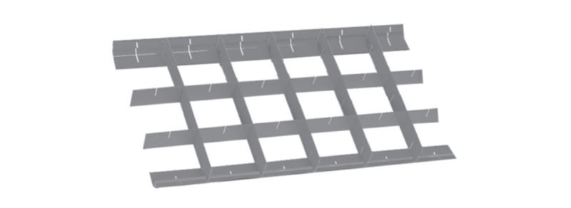 BM SPA - BMM088890117 Separatori incrociati per cassetto standard 588x367 mm