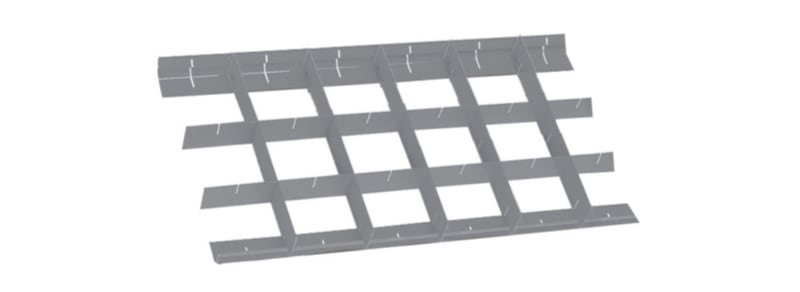 BM SPA - BMM088890117 SEPARATORI INCROCIATI TP-2 588X367X7