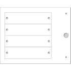 CEMBRE SPA - CEM88914 TARGA QUADRO MG-VRT-AH BIANCA PVC 25X10