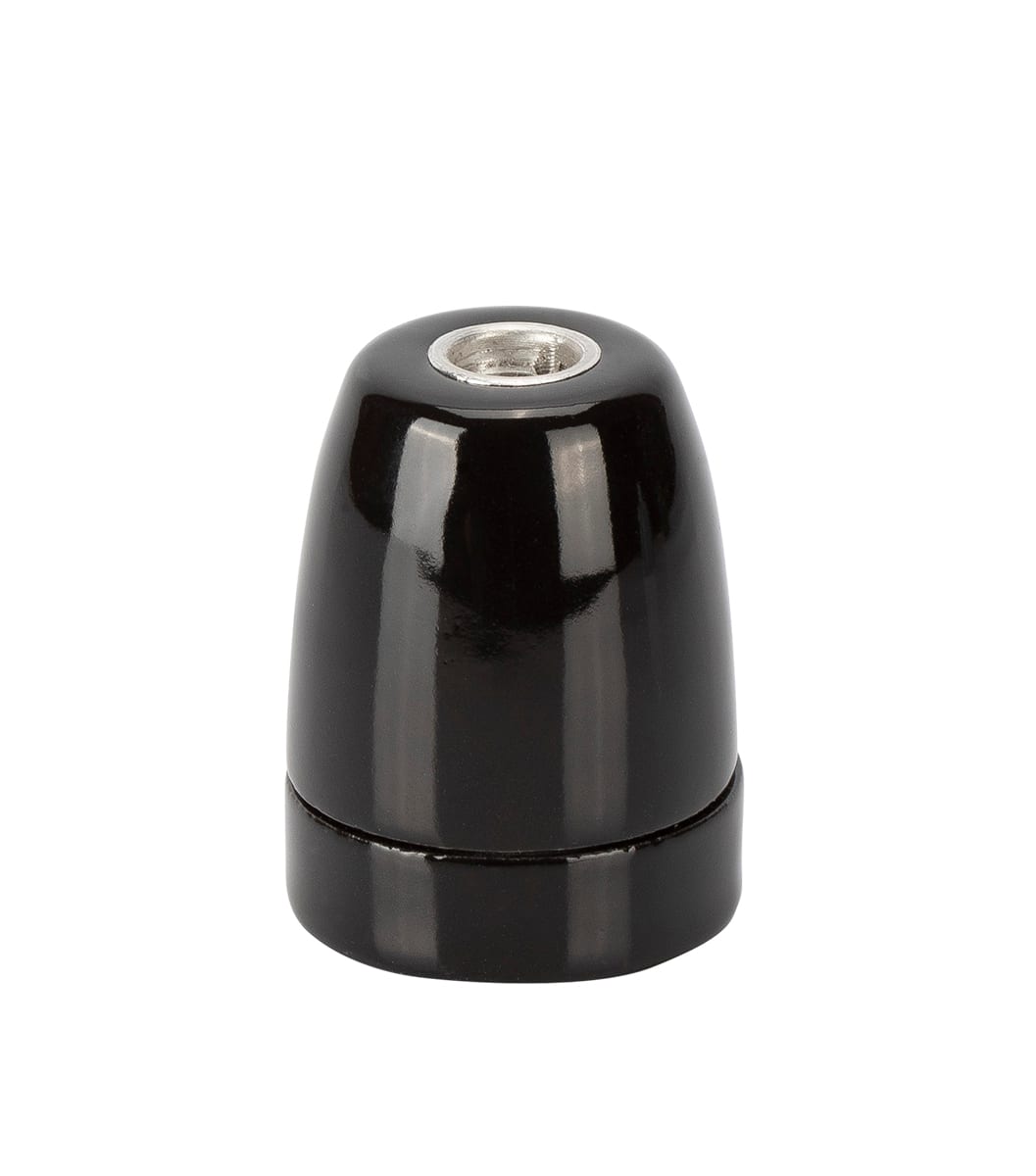 FANTON SRL FME89151 PORTALAMPADA CERAMICA E27 CON GHIERA NE