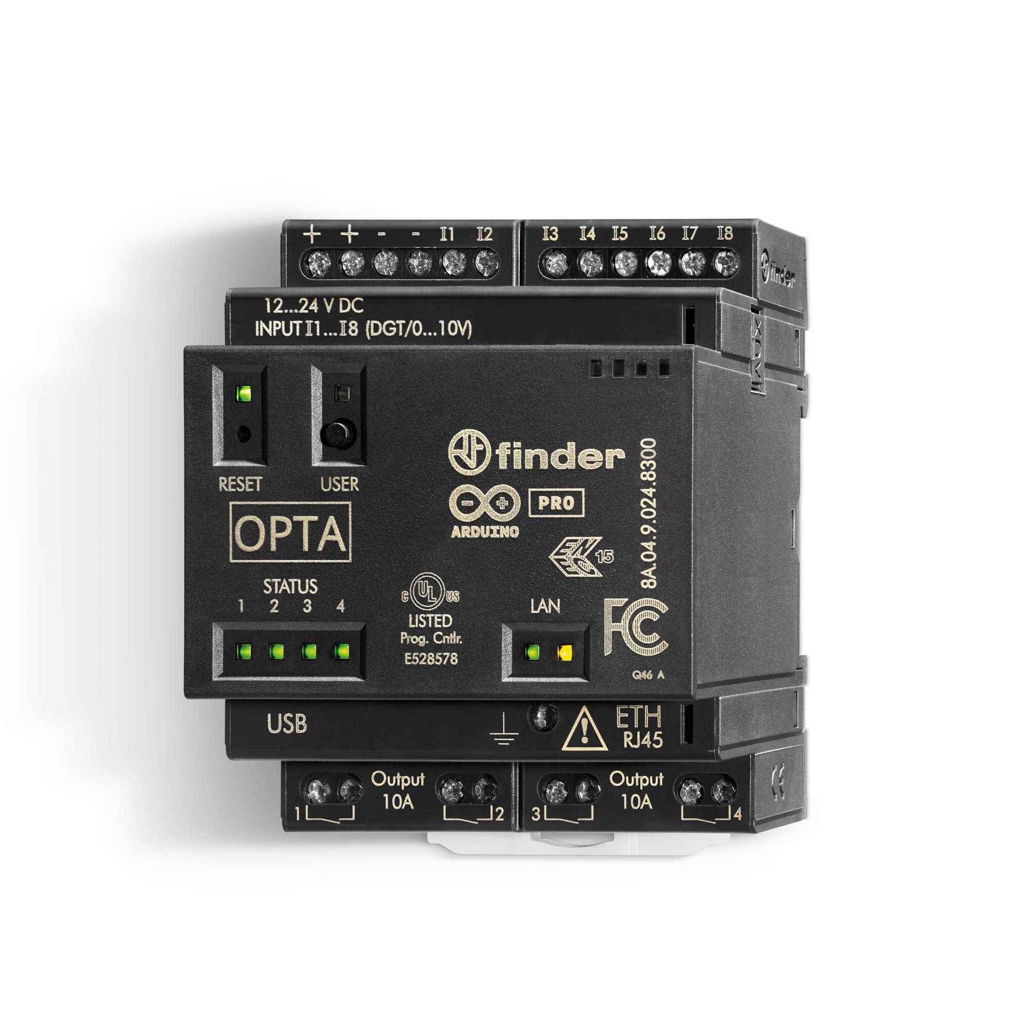 FINDER SPA FIN8A0490248300 PROGRAMMABLE LOGIC RELAY-OPTA LITE VERSI
