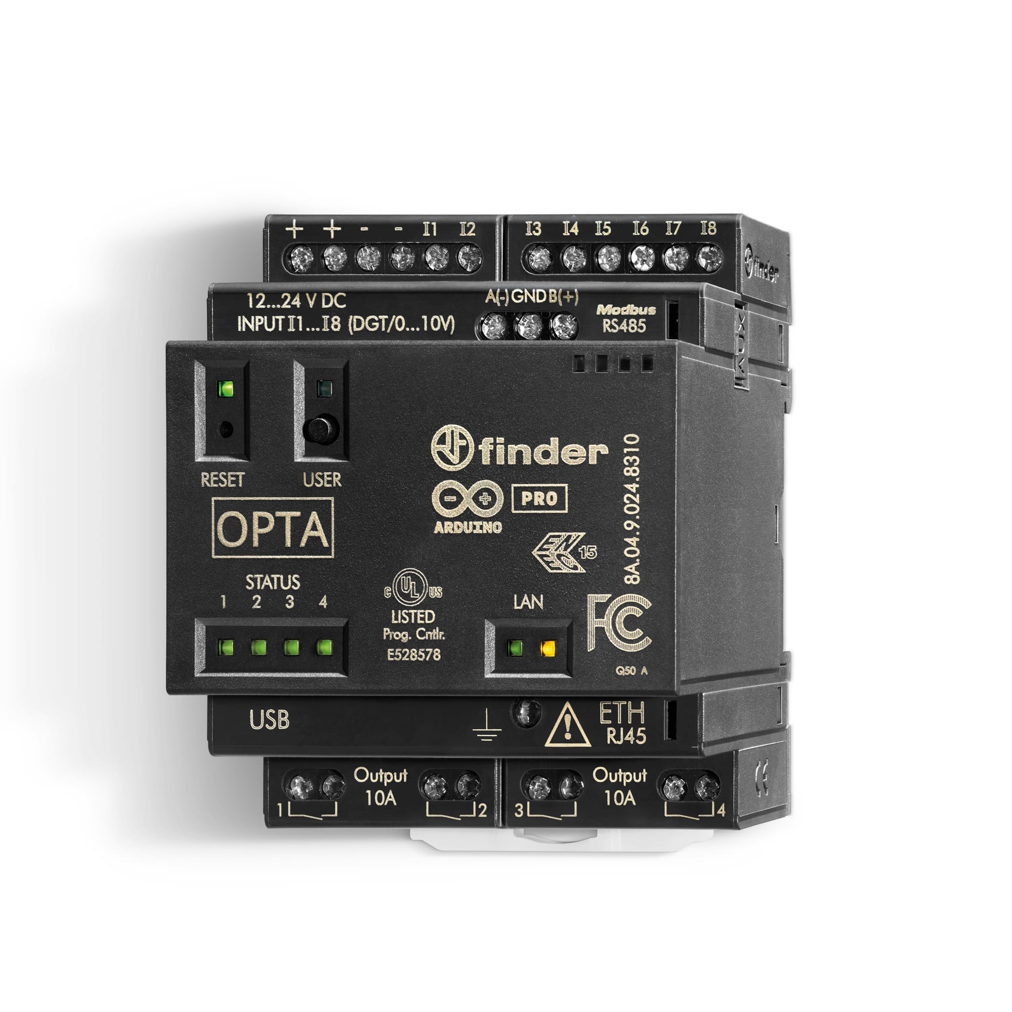 FINDER SPA FIN8A0490248310 PROGRAMMABLE LOGIC RELAY-OPTA PLUS VERSI