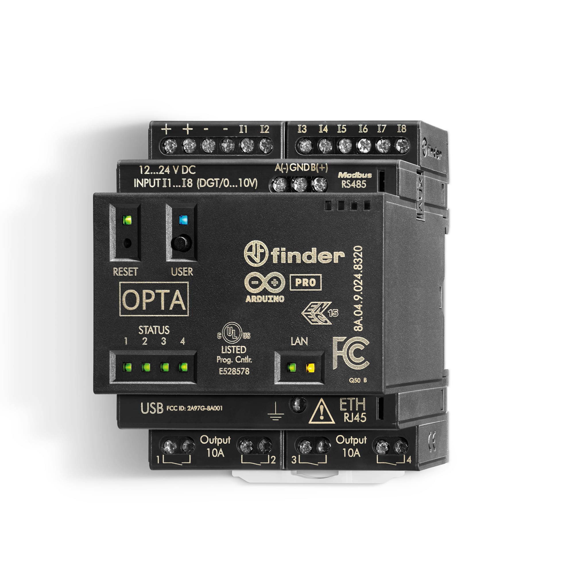 FINDER SPA FIN8A0490248320 PROGRAMMABLE LOGIC RELAY-OPTA ADVANCED V