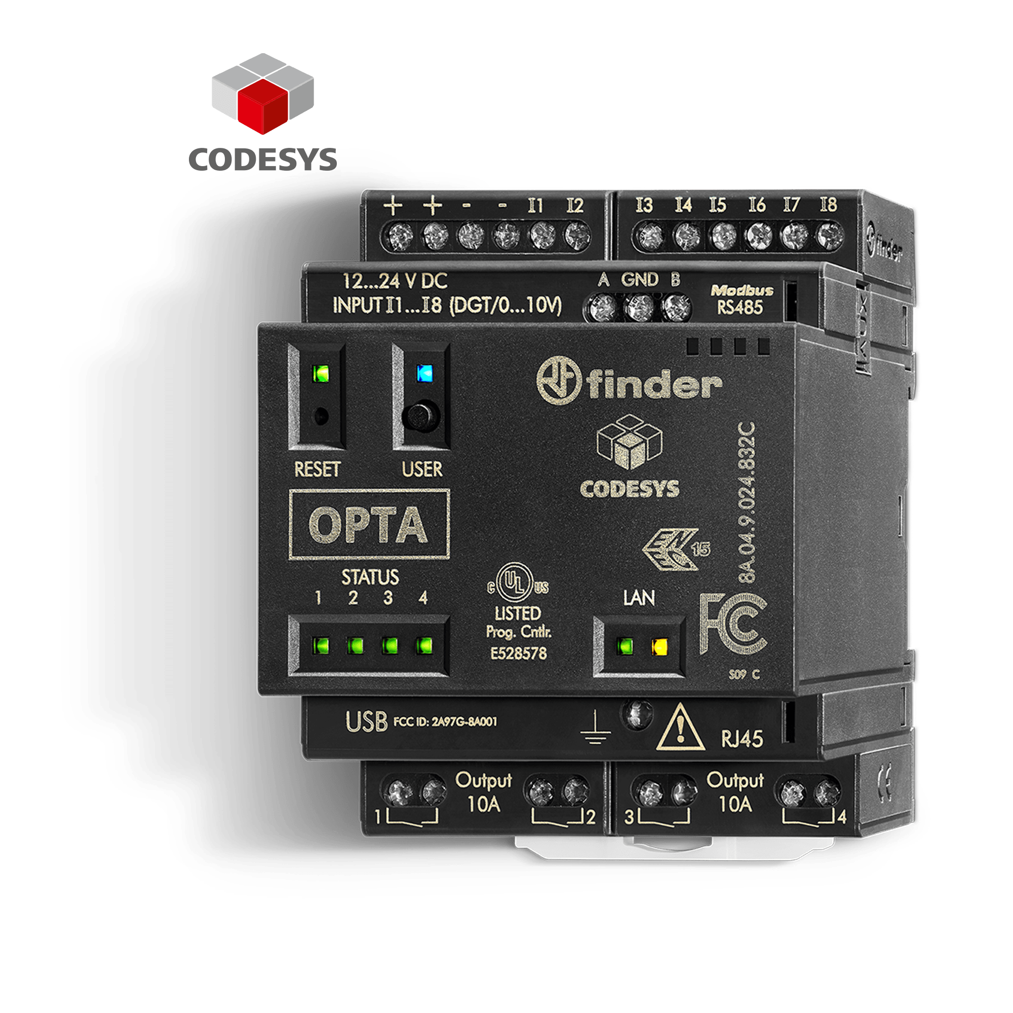 FINDER SPA - FIN8A049024832C PROGRAMM. LOGIC RELAY-OPTA CODESYS