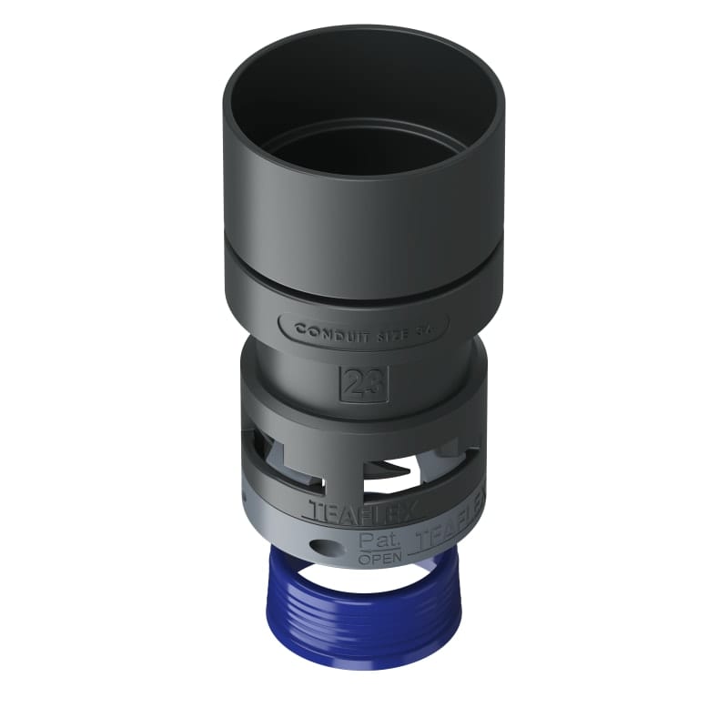 TEAFLEX TEA8BAD3623 RACC.ADATTATORE NERO IP68 3623