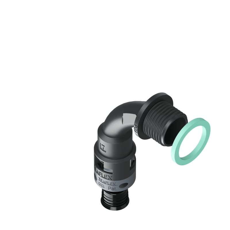 TEAFLEX TEA8BBN07P09 CURVA 90?IP68 BN07 PG09 NERO