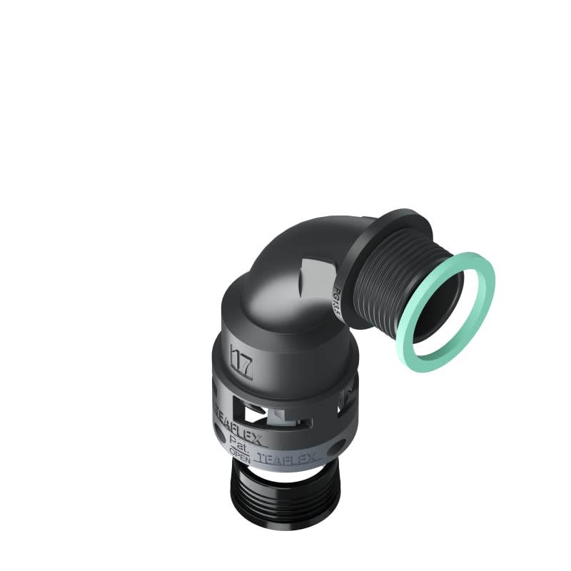 TEAFLEX - TEA8BBN17P13 CURVA 90?IP68 BN17 PG13 NERO