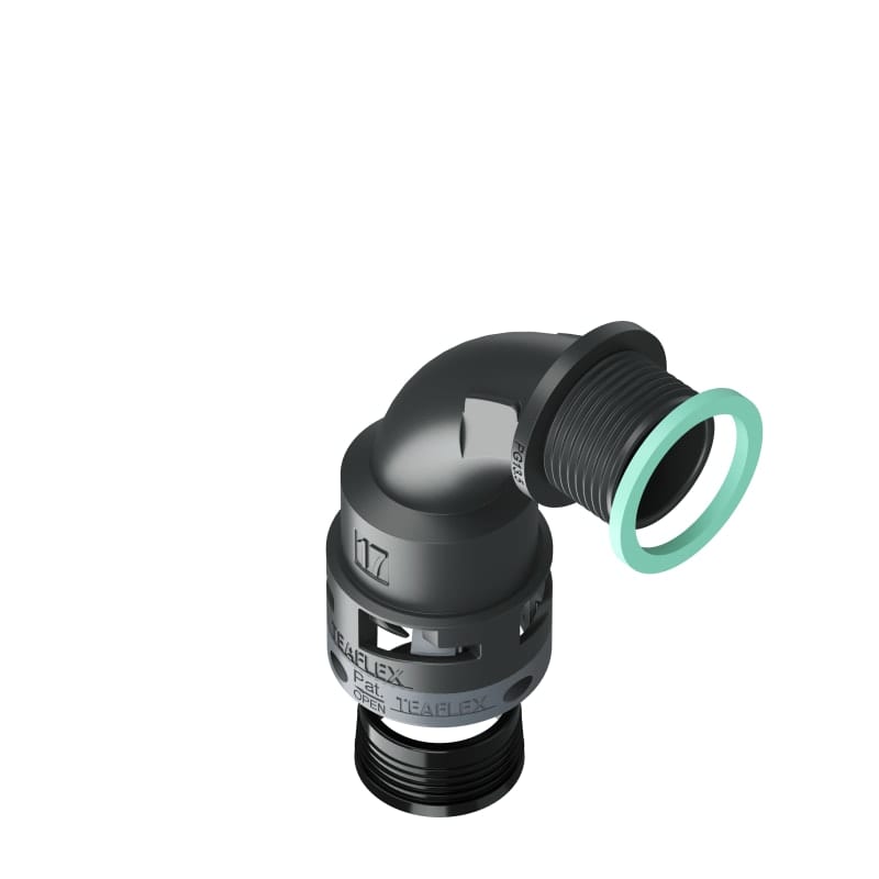 TEAFLEX - TEA8BBN17P13 CURVA 90?IP68 BN17 PG13 NERO