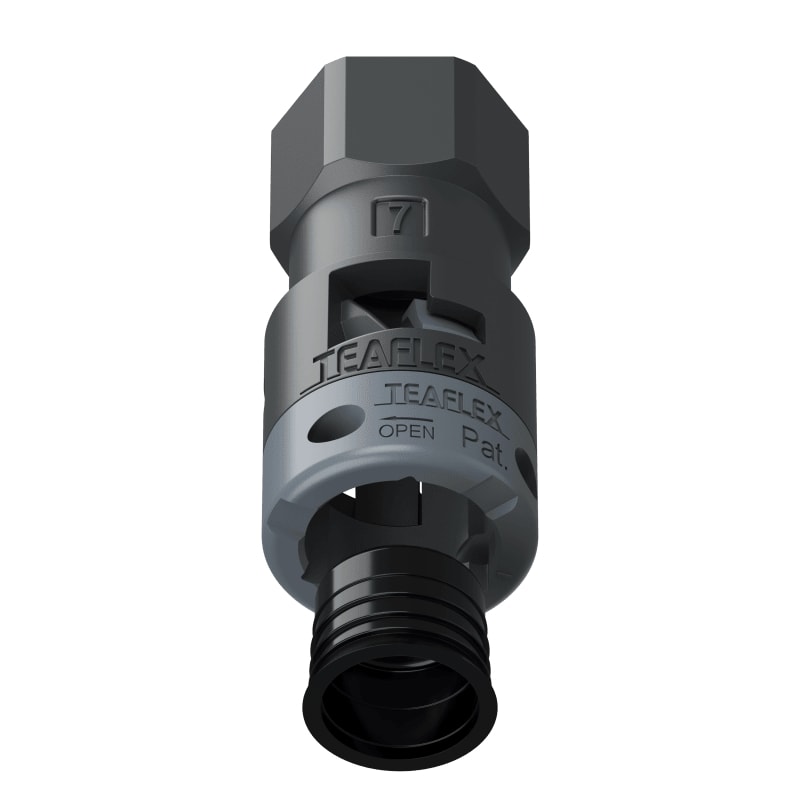 TEAFLEX TEA8BSF07M12 FEMMINA IP68 SF07 M12X1,5 NERO