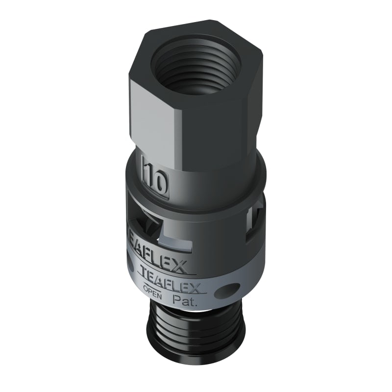 TEAFLEX TEA8BSF10P07 FEMMINA IP68 SF10 PG07 NERO