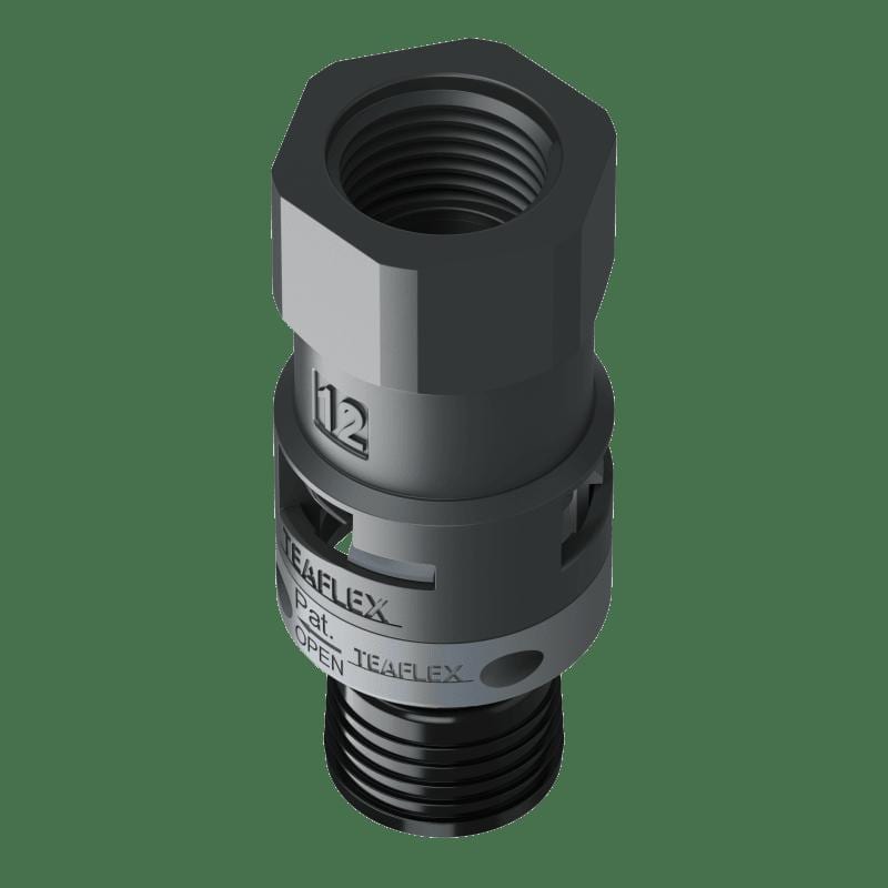TEAFLEX TEA8BSF12M16 FEMMINA IP68 SF12 M16X1,5 NERO