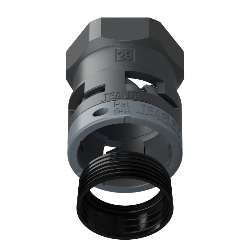 TEAFLEX TEA8BSF29M40 FEMMINA IP68 SF29 M40X1,5 NERO