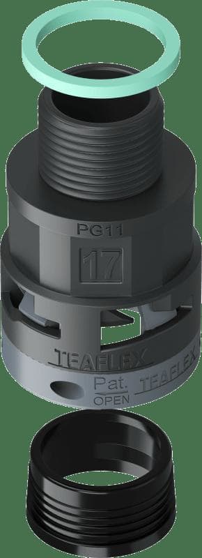 TEAFLEX TEA8BSM17P11 RACC.NERO IP68 SM17 PG11