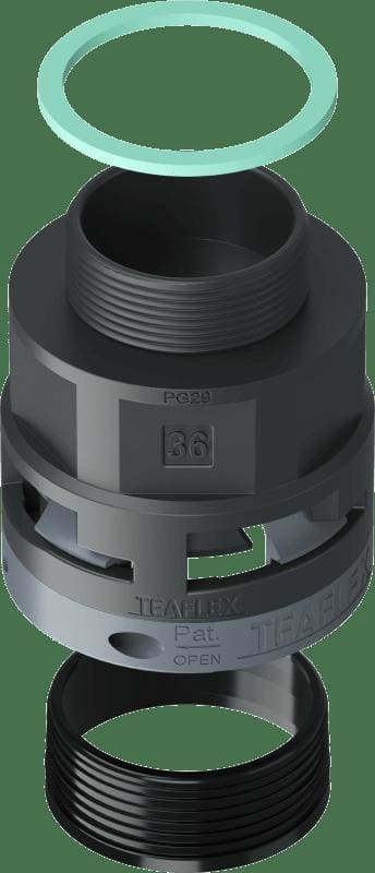 TEAFLEX TEA8BSM36P29 RACC.NERO IP68 SM36 PG29