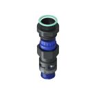 TEAFLEX - TEA8BSR23M3218 RACC.PRESS. 23ISO32 14 -18