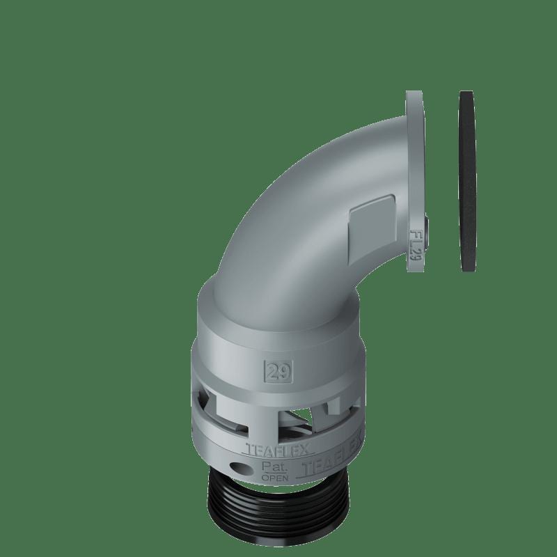 TEAFLEX TEA8GFL29 FLANGIA 90? IP68 FL29 GRIGIO
