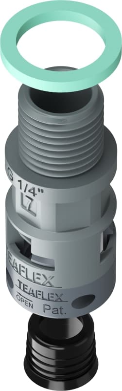 TEAFLEX TEA8GSM07G01 RACC.GRIGIO IP68 SM07 G 1/4